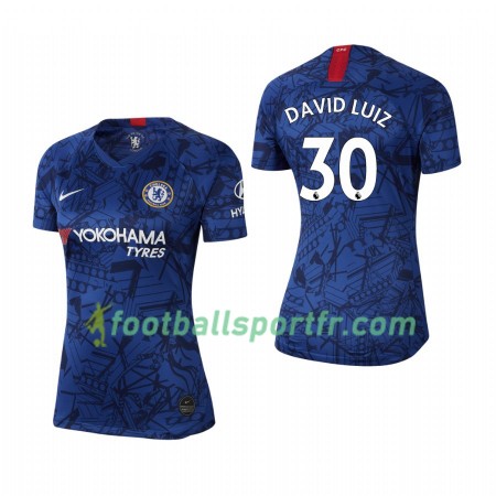 Tenue Chelsea David Luiz 30 Féminine Domicile 2019-2020 Maillot de Foot